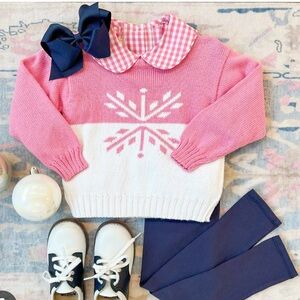 The Beaufort Bonnet Company Isabelle’s intarsia sweater